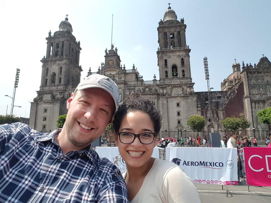 Simon and Helena in Mexico City